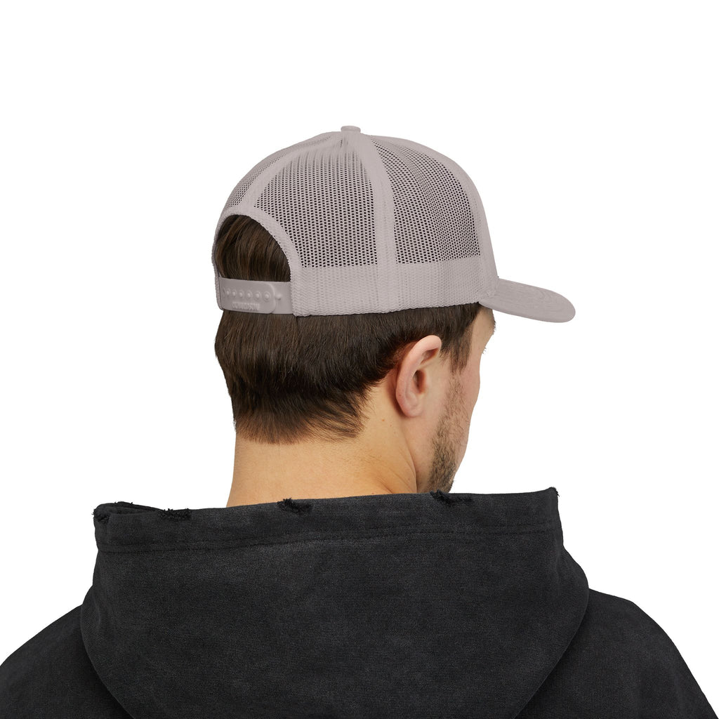 Trucker Cap — Floral Teddy 'Dog Mom' Embroidered Snapback