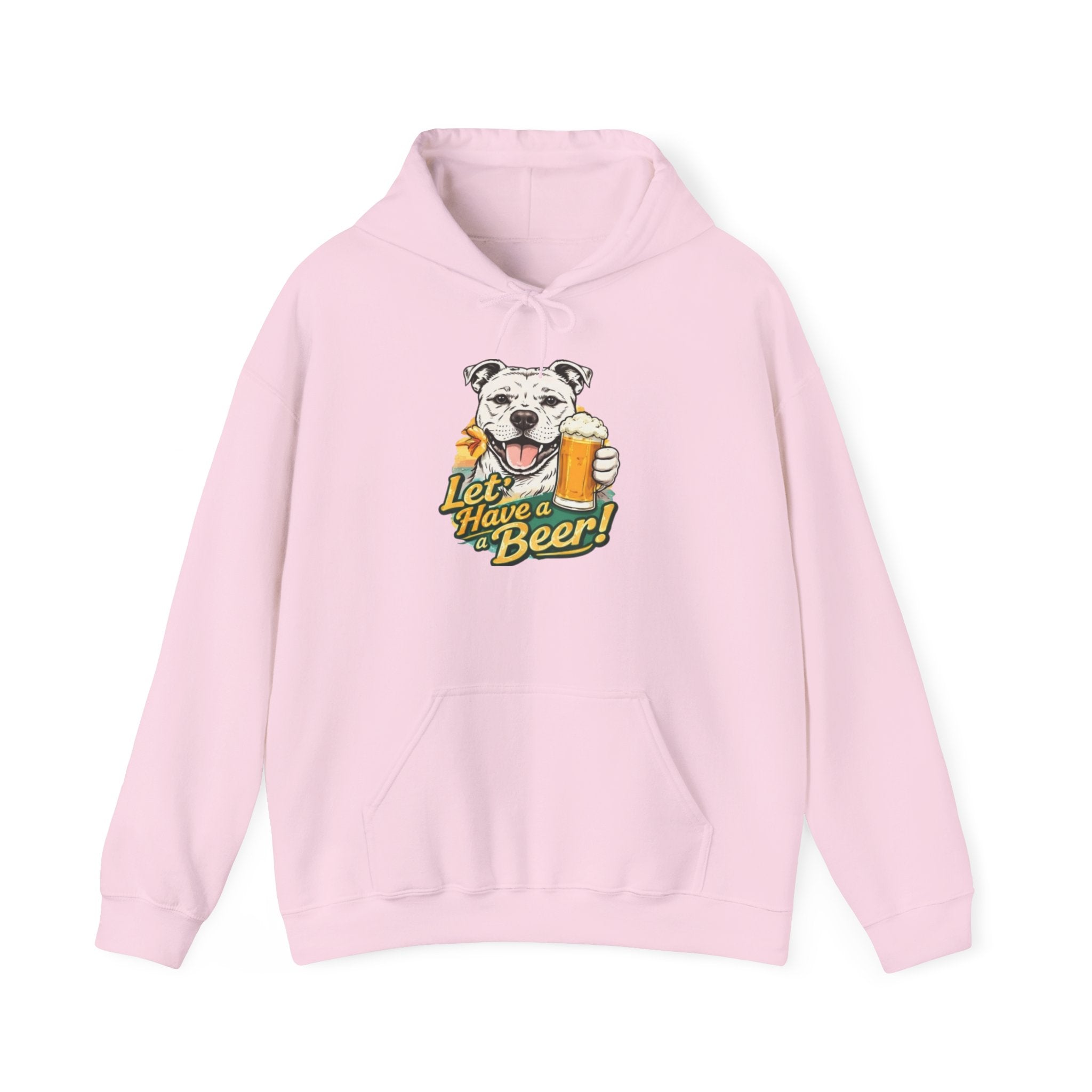 Let’s Have a Beer Dog Hoodie – Funny Dog & Beer Graphic Pullover