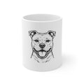 Pit Bull Smile Ceramic Coffee Mug — 11oz & 15oz Dog Lover Gift