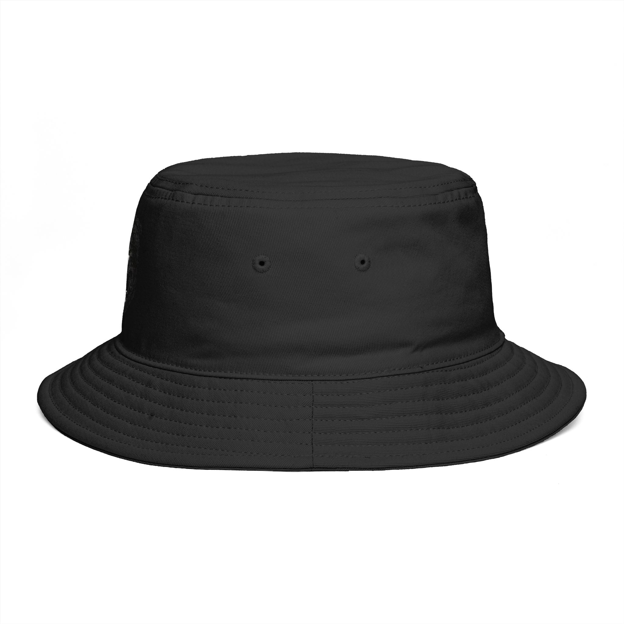 Brown Bucket Hat with Border Collie Portrait – Dog Lover Sun Hat