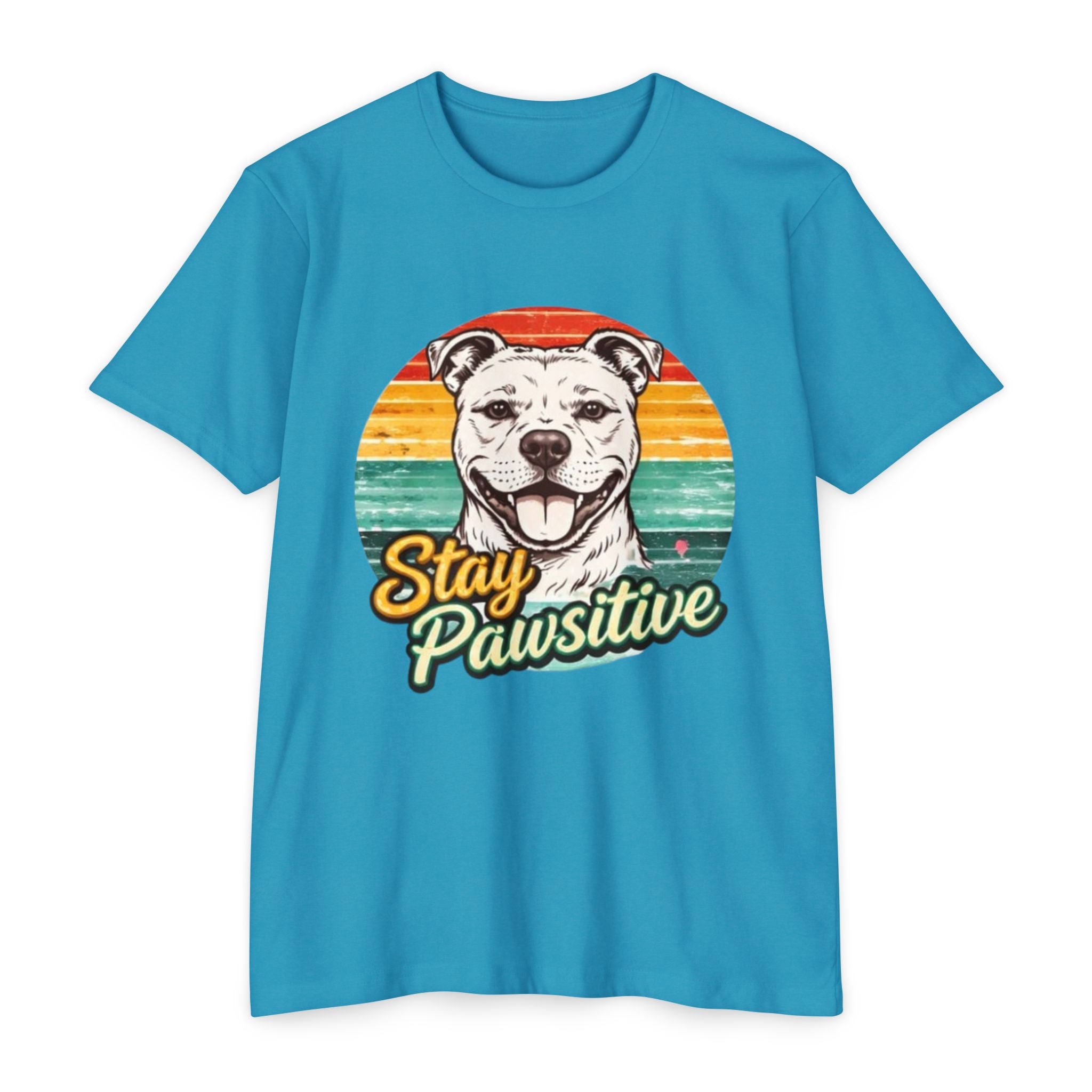 Stay Pawsitive Dog T-Shirt