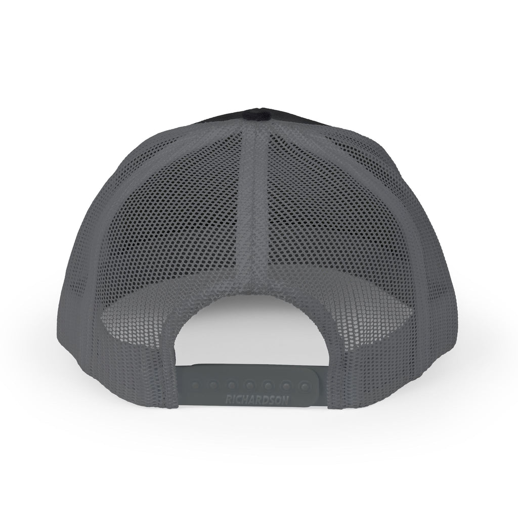 Embroidered Pitbull Trucker Hat — Black/White Snapback Cap