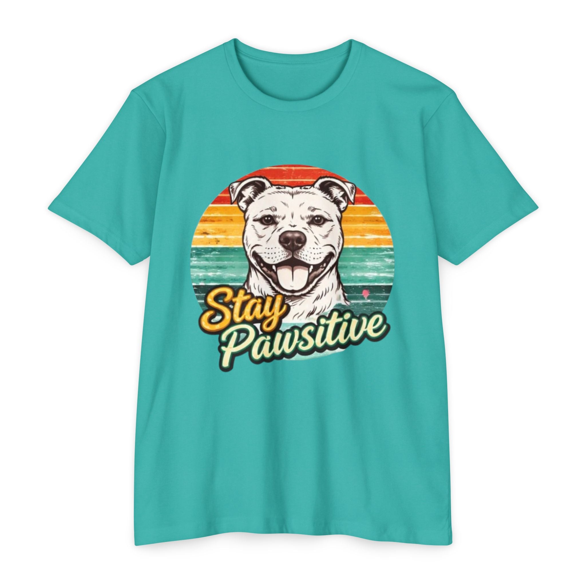 Stay Pawsitive Dog T-Shirt