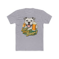 Beer Dog T-Shirt — "Let’s Have a Beer!" Cute Pitbull Beer Tee for Dog Lovers & Brewers