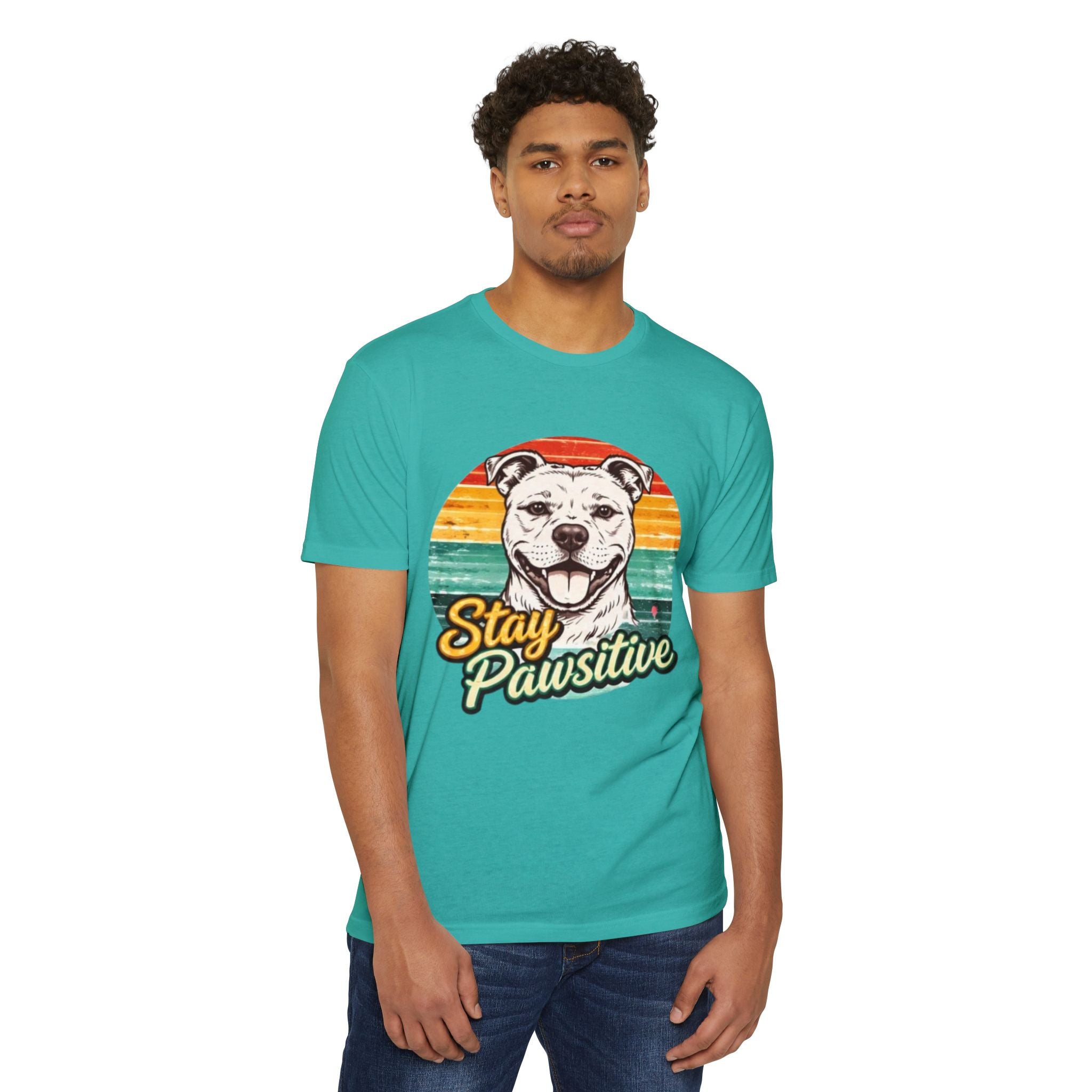 Stay Pawsitive Dog T-Shirt