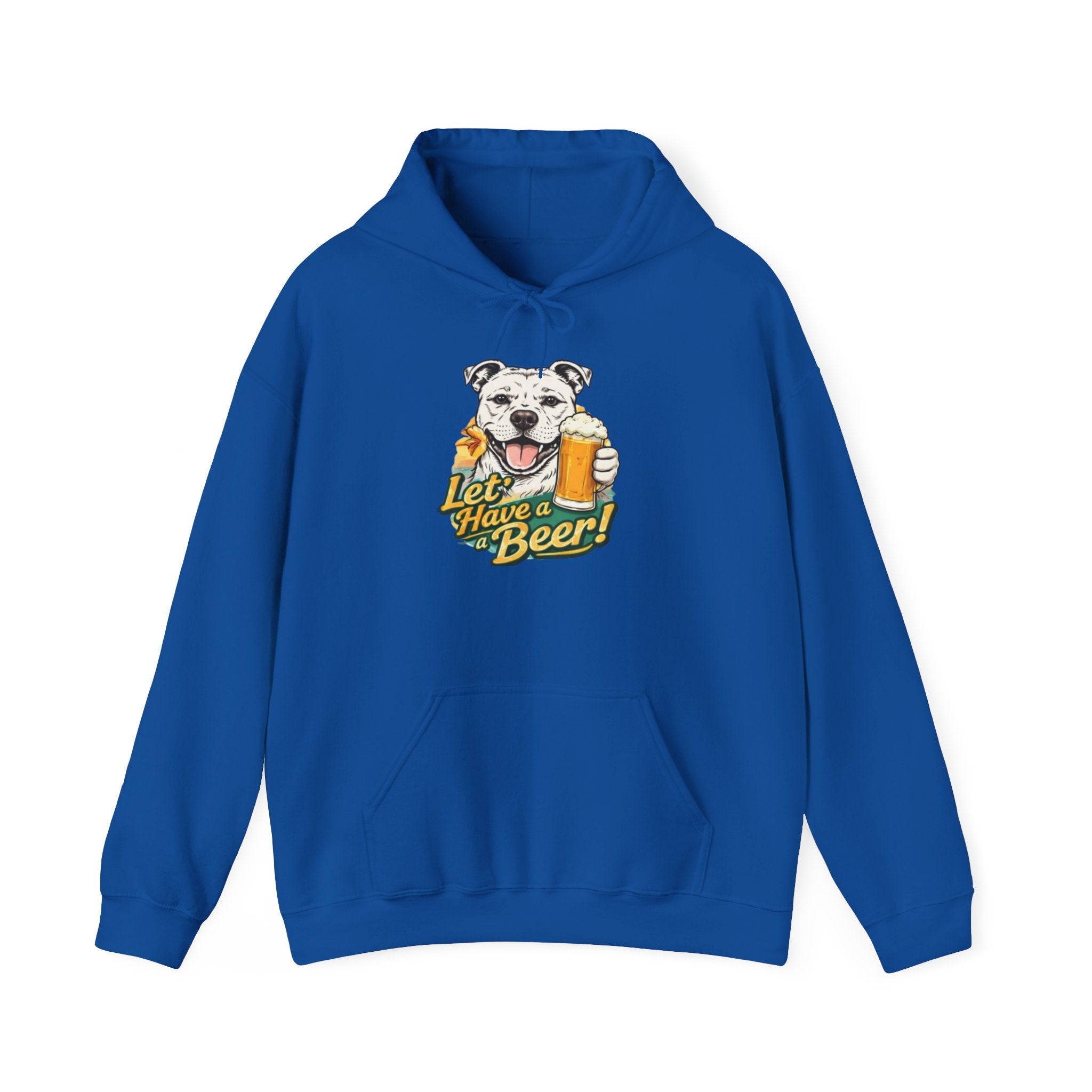 Let’s Have a Beer Dog Hoodie – Funny Dog & Beer Graphic Pullover
