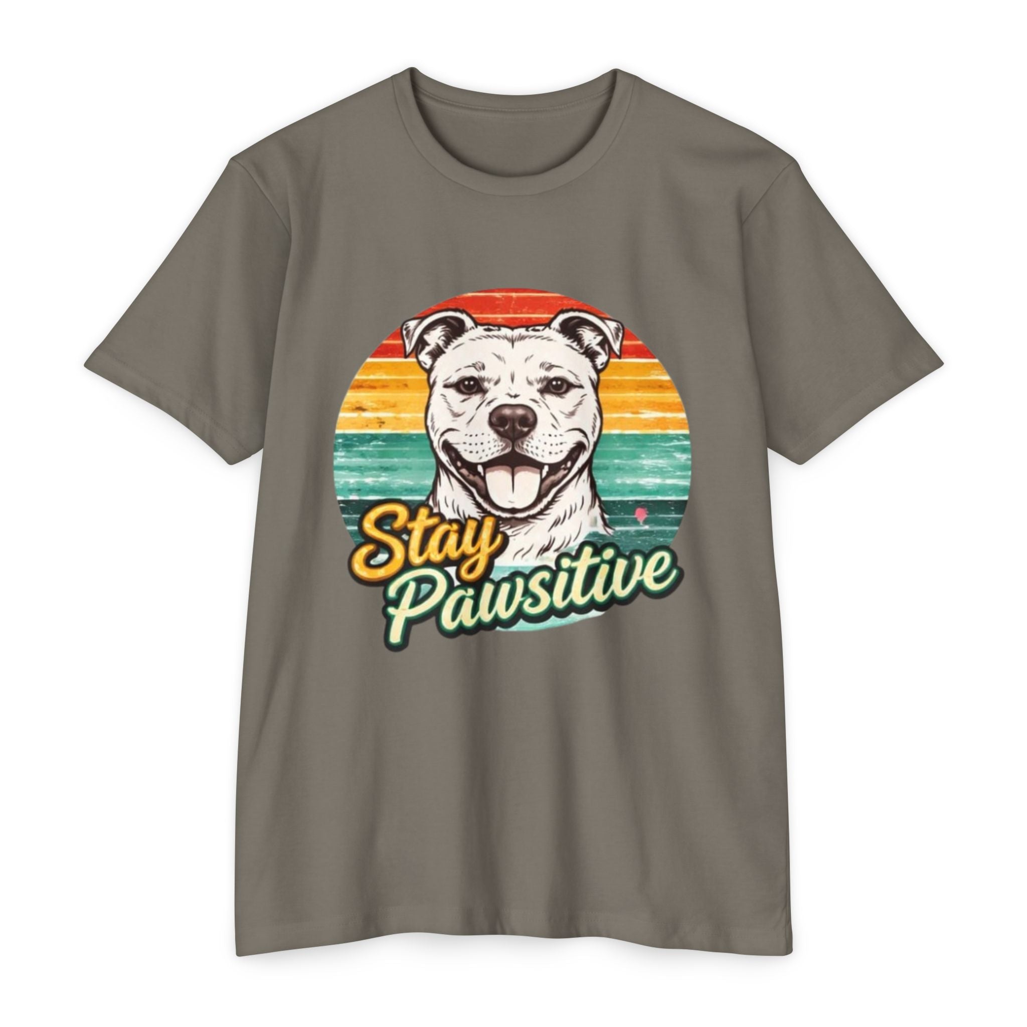 Stay Pawsitive Dog T-Shirt