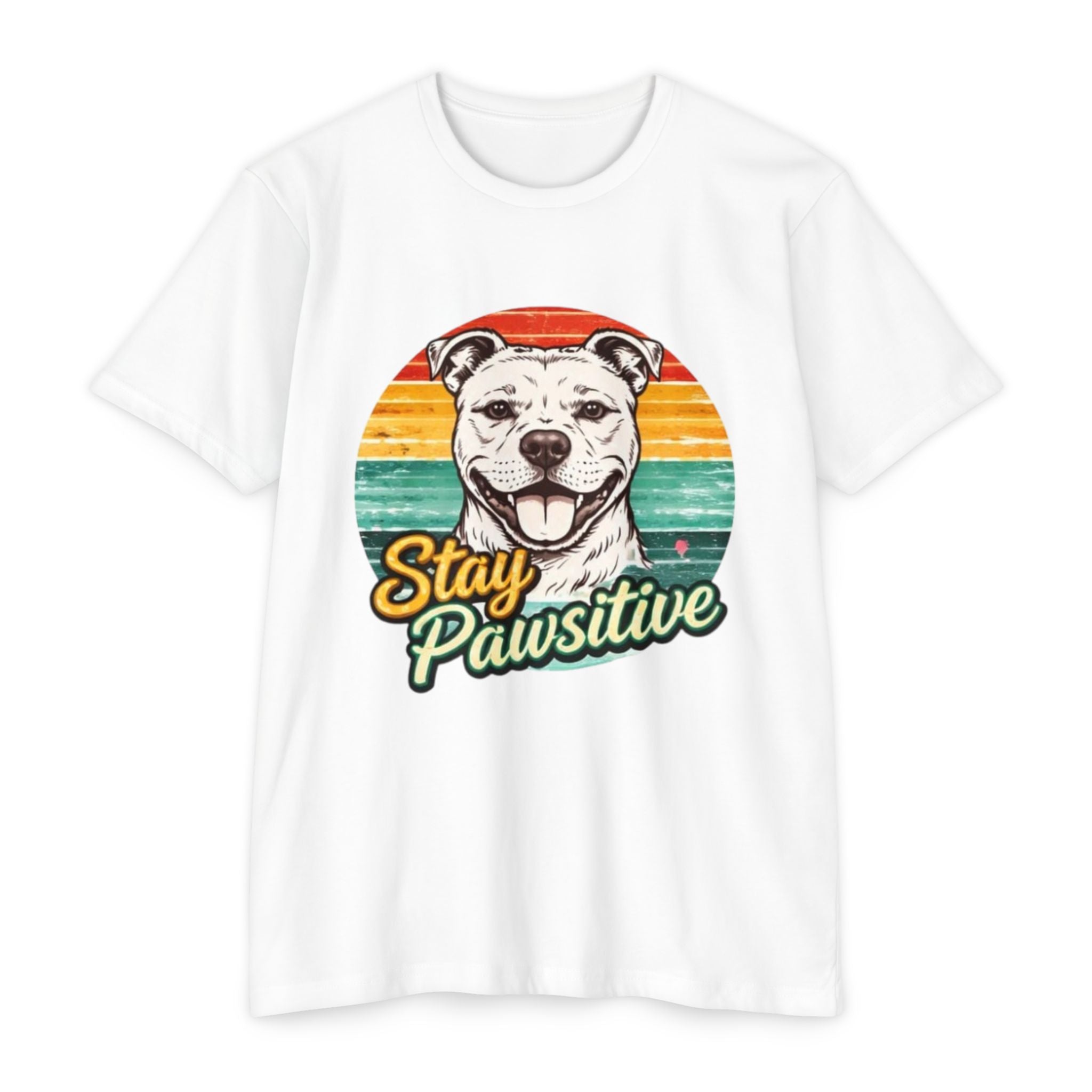 Stay Pawsitive Dog T-Shirt