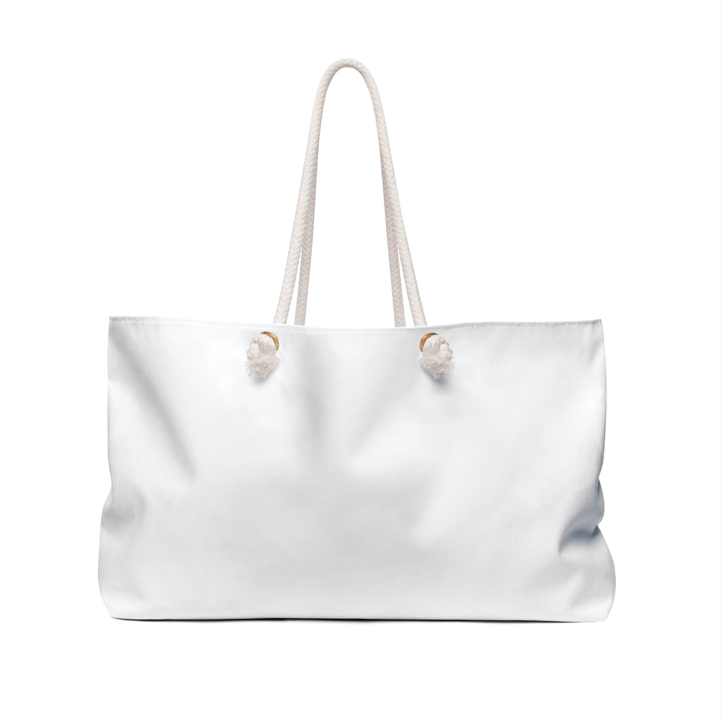 Weekender Bag — "Let’s Have a Beer!" Dog Graphic Tote for Beer Lovers