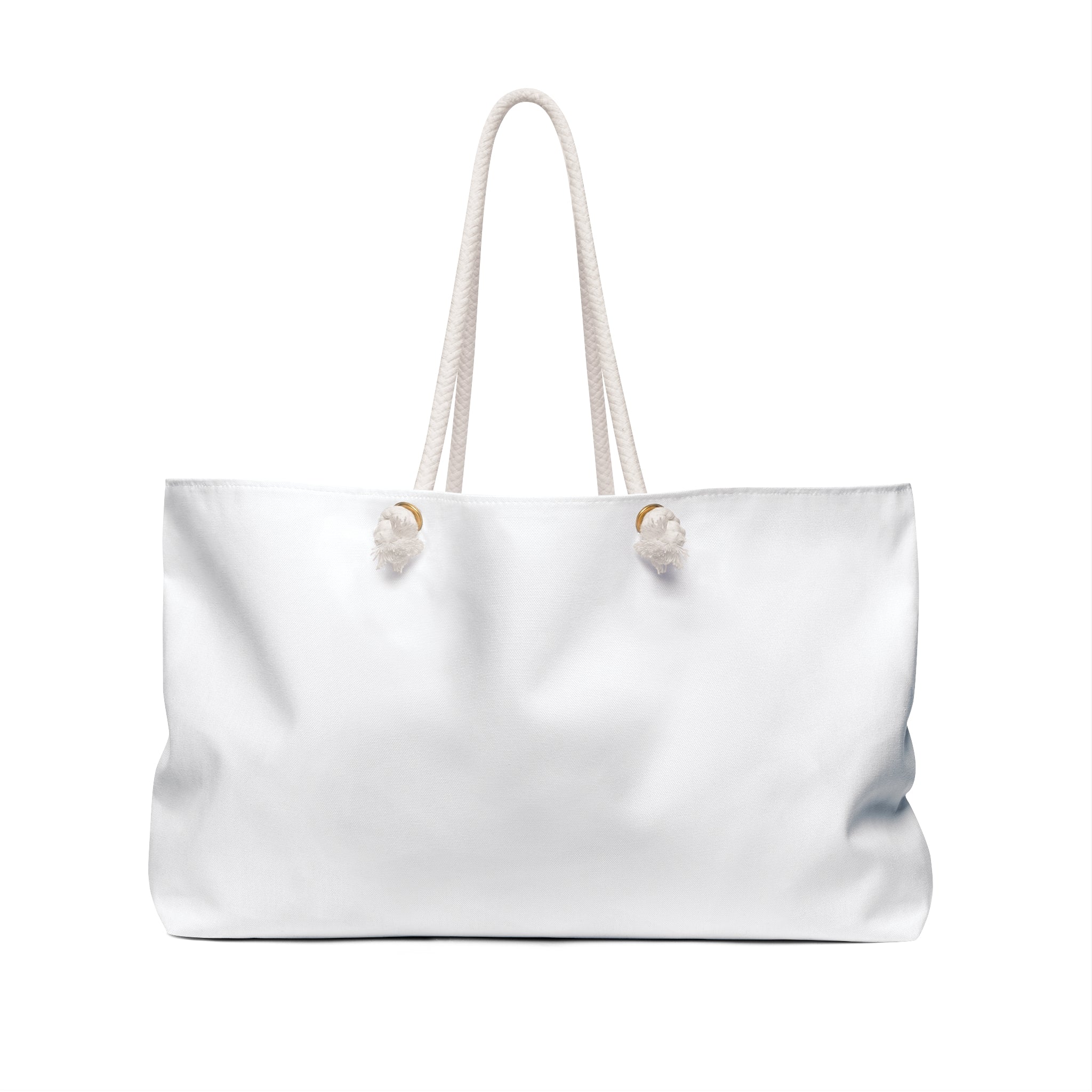 Weekender Bag — "Let’s Have a Beer!" Dog Graphic Tote for Beer Lovers