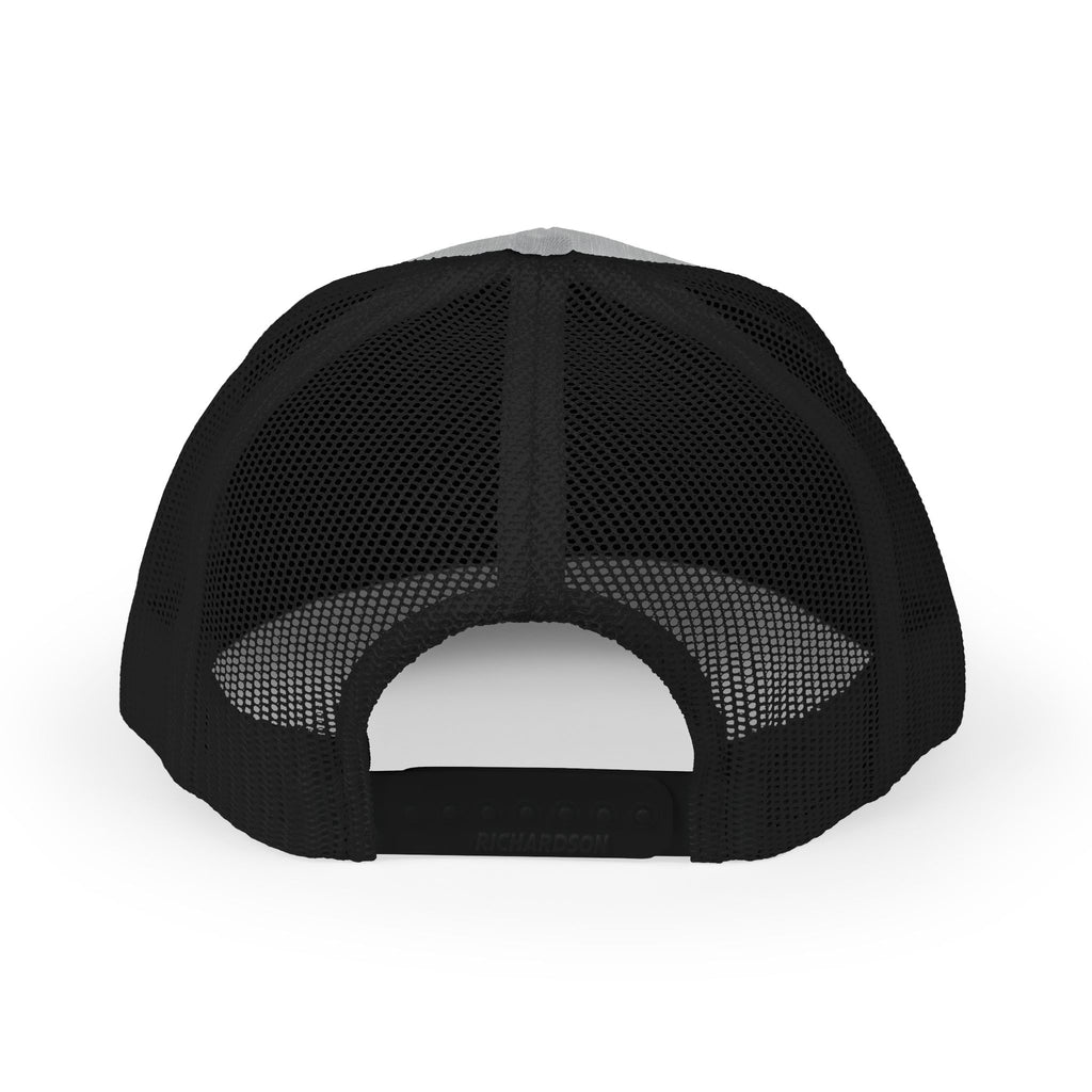 Embroidered Pitbull Trucker Hat — Black/White Snapback Cap