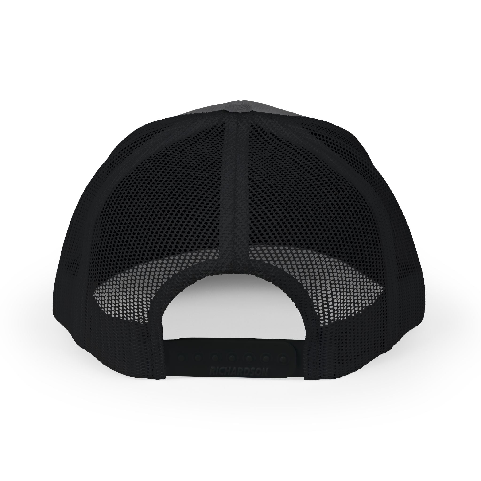 Embroidered Pitbull Trucker Hat — Black/White Snapback Cap