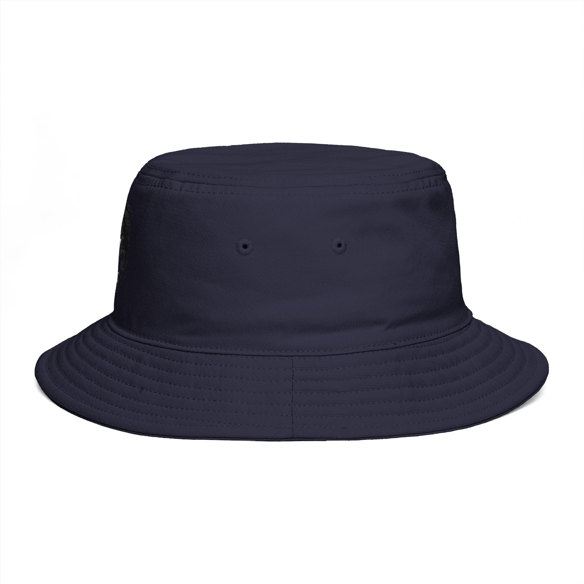 Brown Bucket Hat with Border Collie Portrait – Dog Lover Sun Hat
