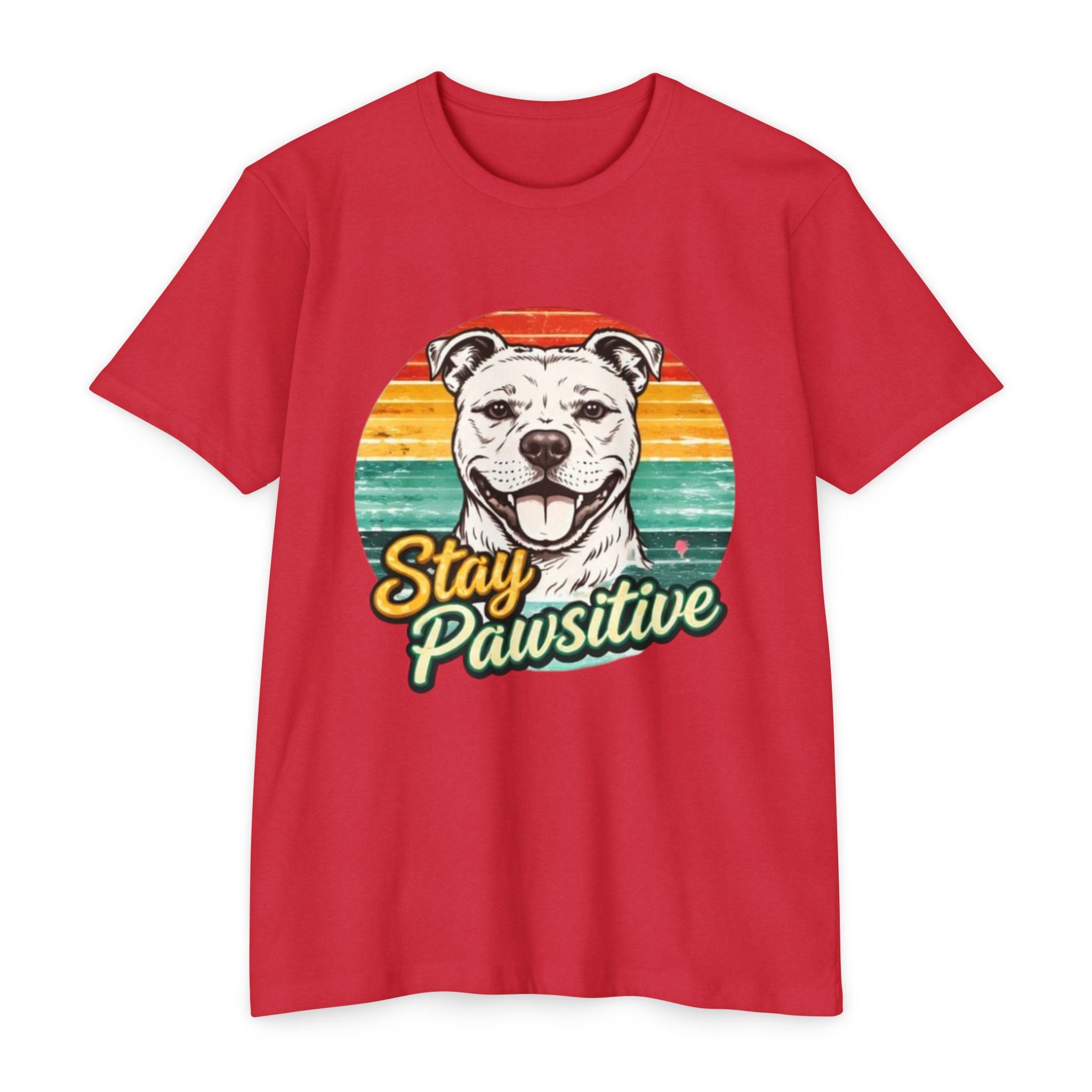 Stay Pawsitive Dog T-Shirt