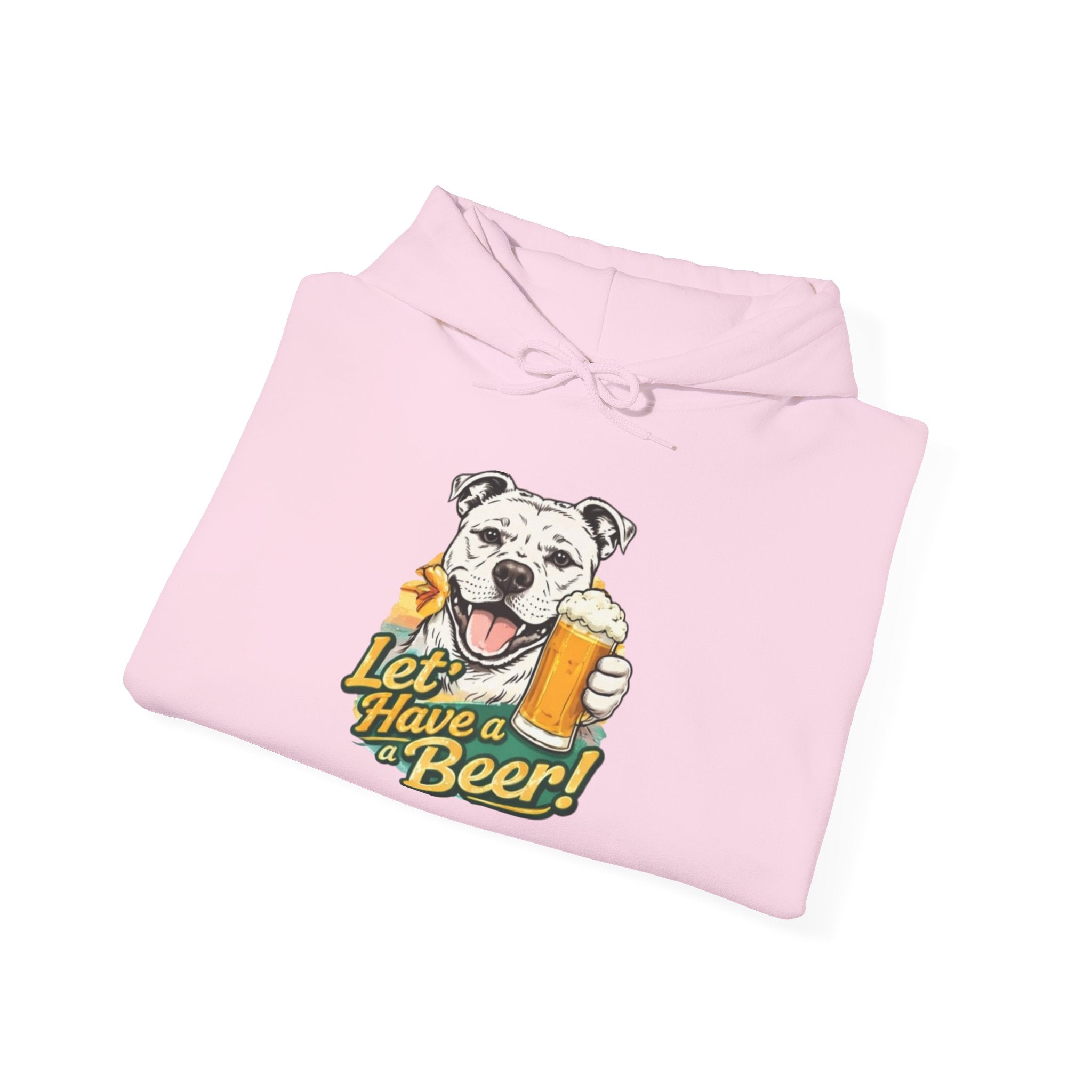 Let’s Have a Beer Dog Hoodie – Funny Dog & Beer Graphic Pullover