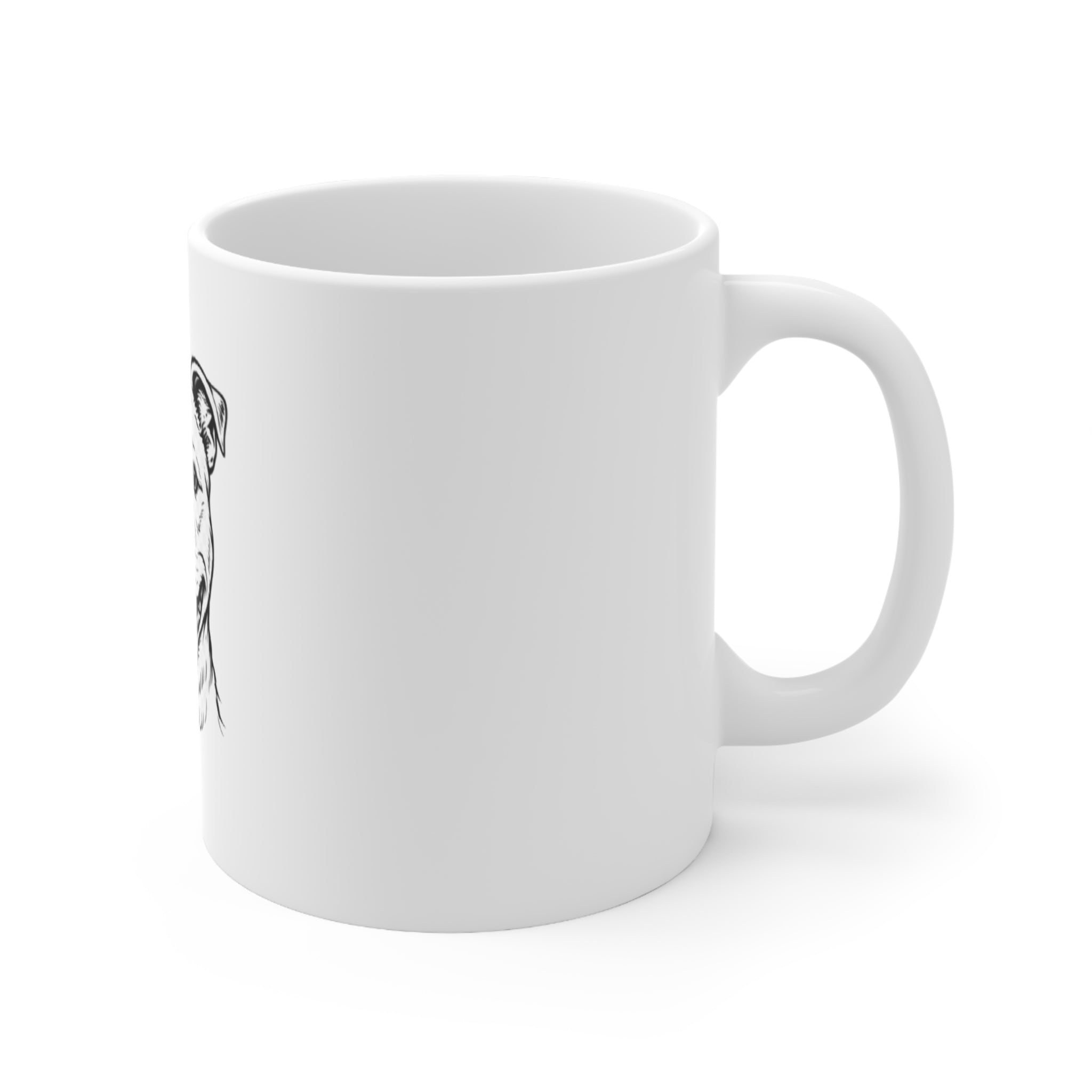 Pit Bull Smile Ceramic Coffee Mug — 11oz & 15oz Dog Lover Gift