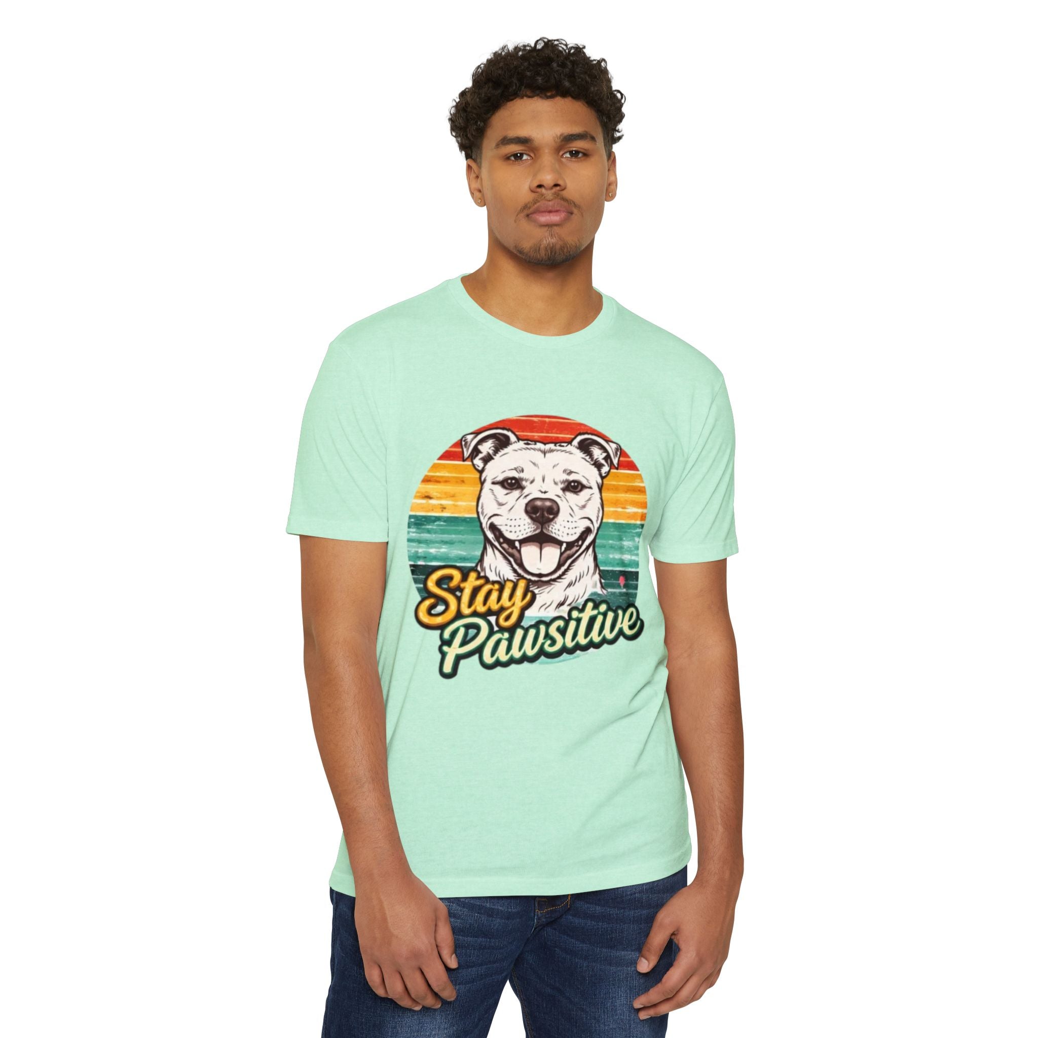 Stay Pawsitive Dog T-Shirt