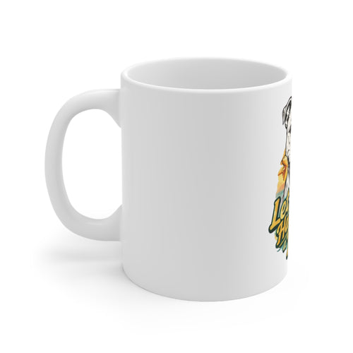 Beer Dog Ceramic Mug — "Let's Have a Beer!" 11oz & 15oz