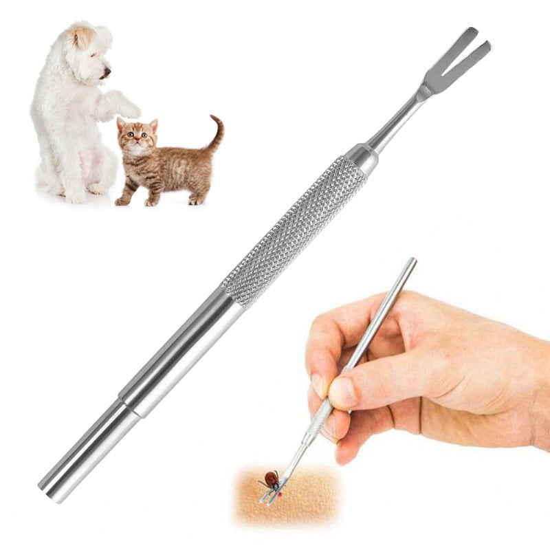 Stainless Steel Tick Tweezers