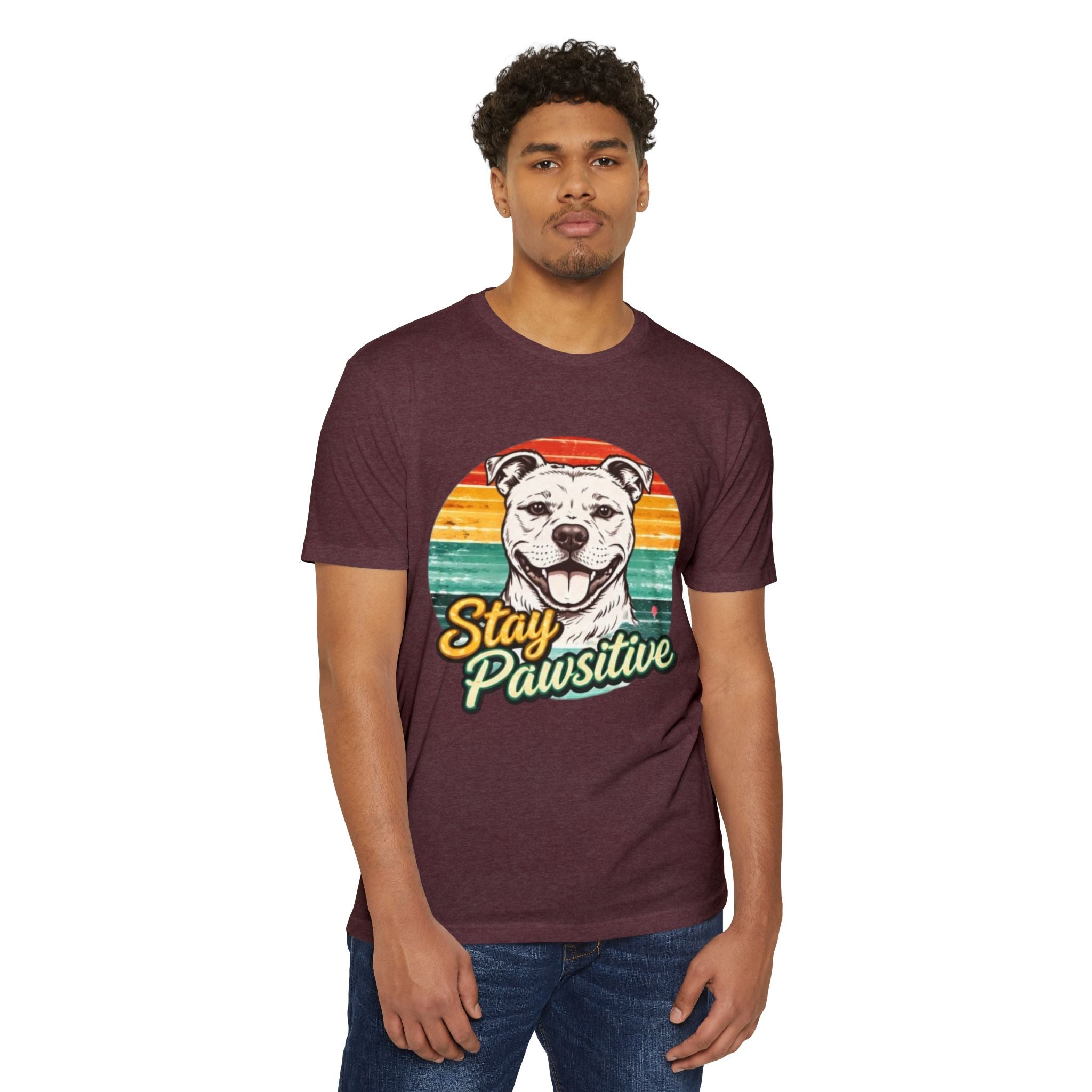 Stay Pawsitive Dog T-Shirt