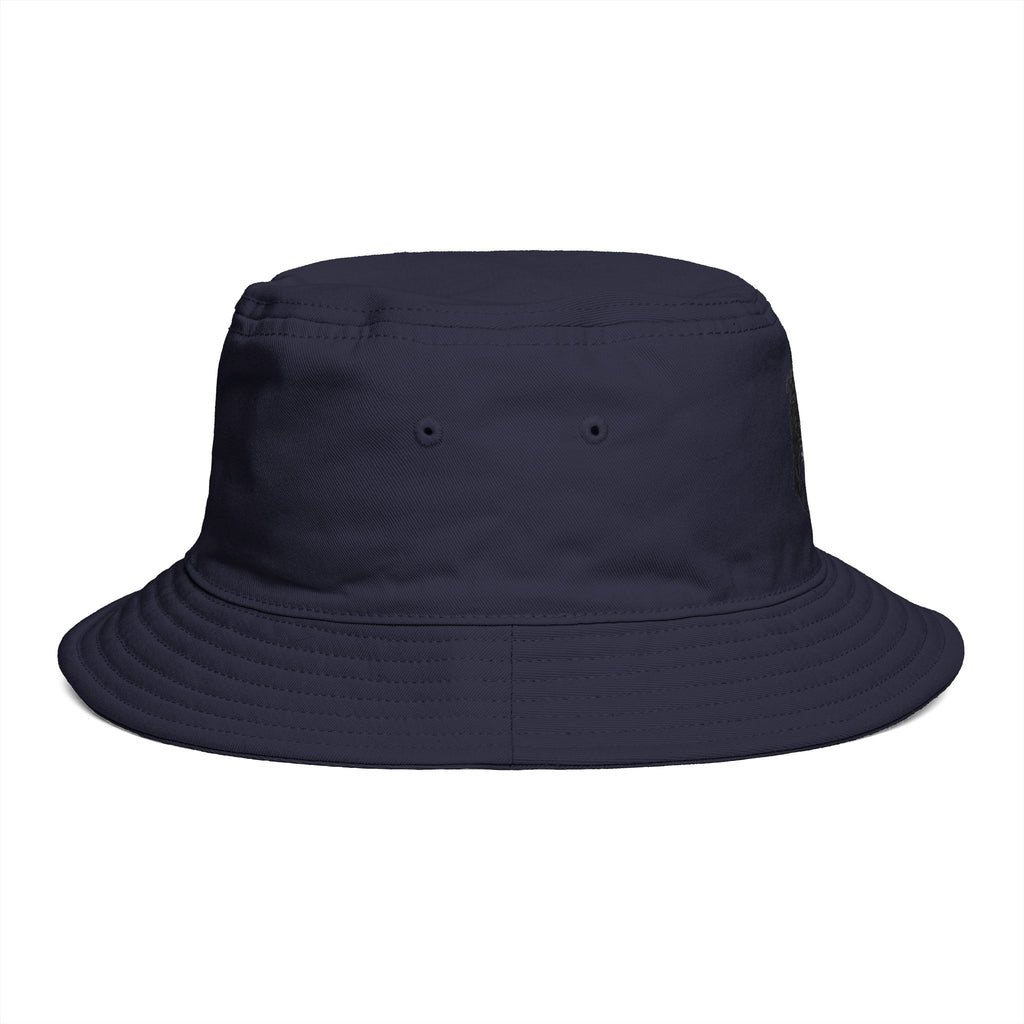 Brown Bucket Hat with Border Collie Portrait – Dog Lover Sun Hat