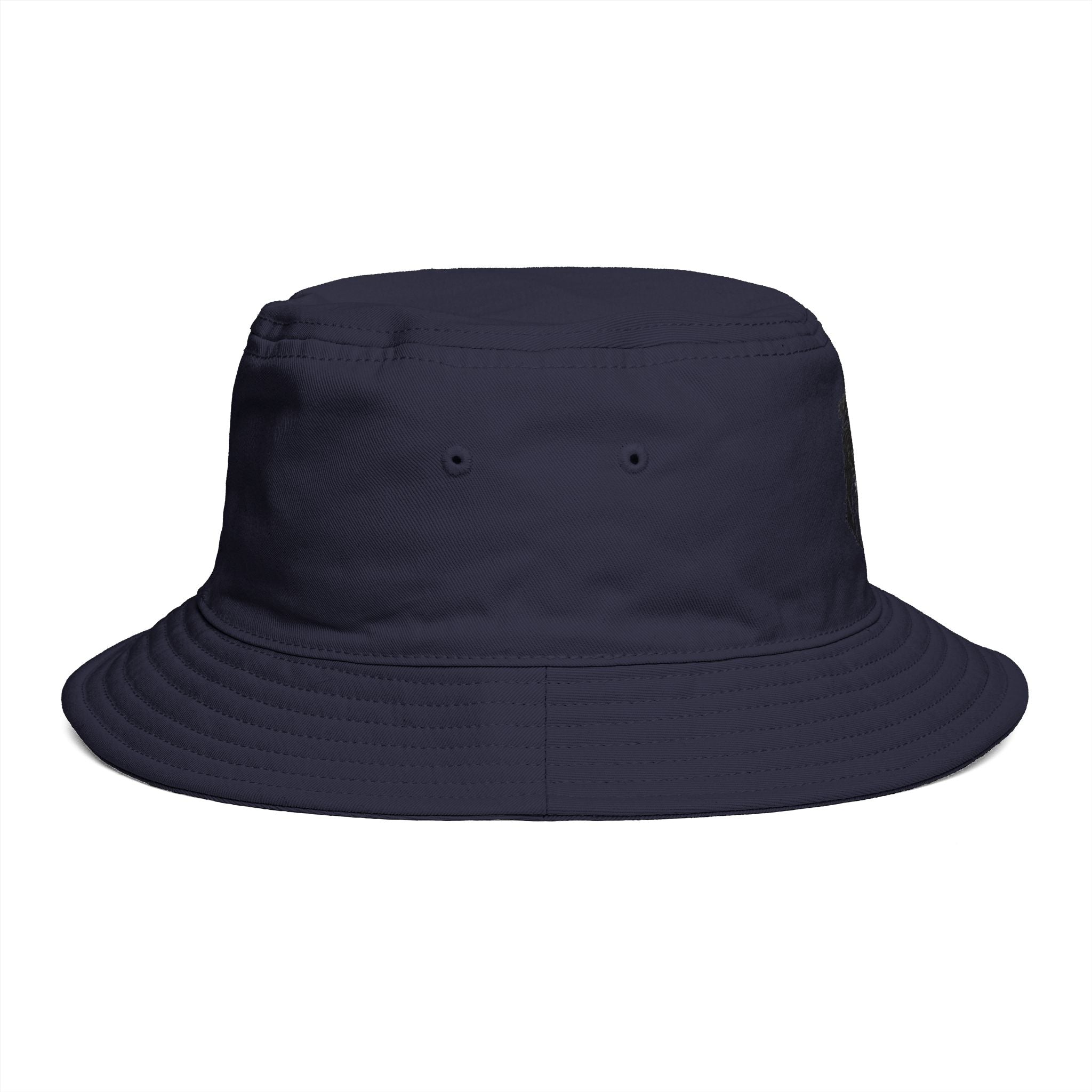 Brown Bucket Hat with Border Collie Portrait – Dog Lover Sun Hat