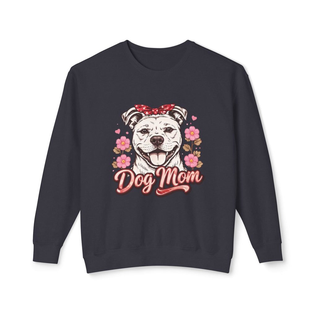 Dog Mom Sweatshirt — Floral Pup Graphic Crewneck