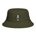 Brown Bucket Hat with Border Collie Portrait – Dog Lover Sun Hat