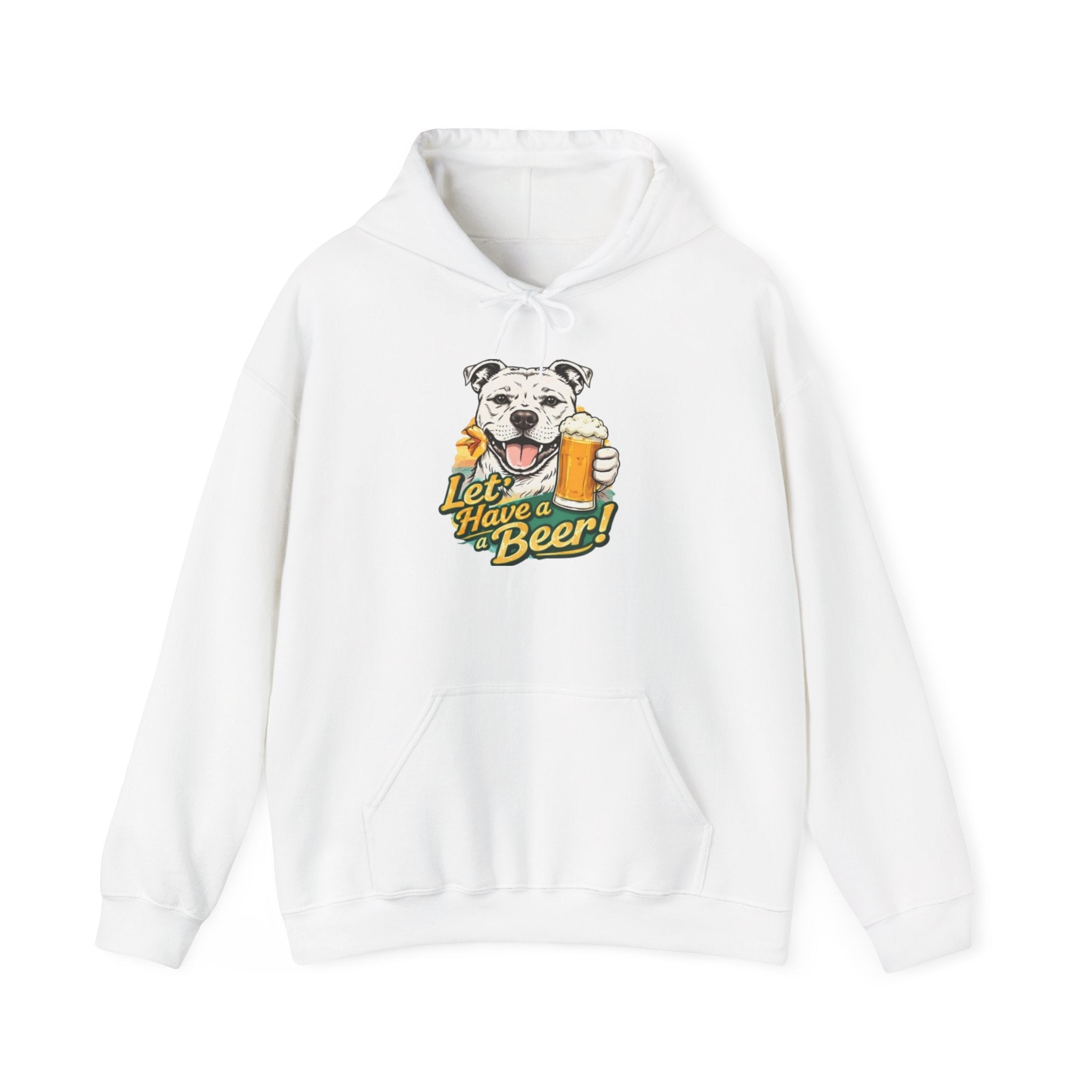 Let’s Have a Beer Dog Hoodie – Funny Dog & Beer Graphic Pullover