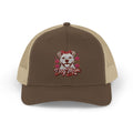Trucker Cap — Floral Teddy 'Dog Mom' Embroidered Snapback