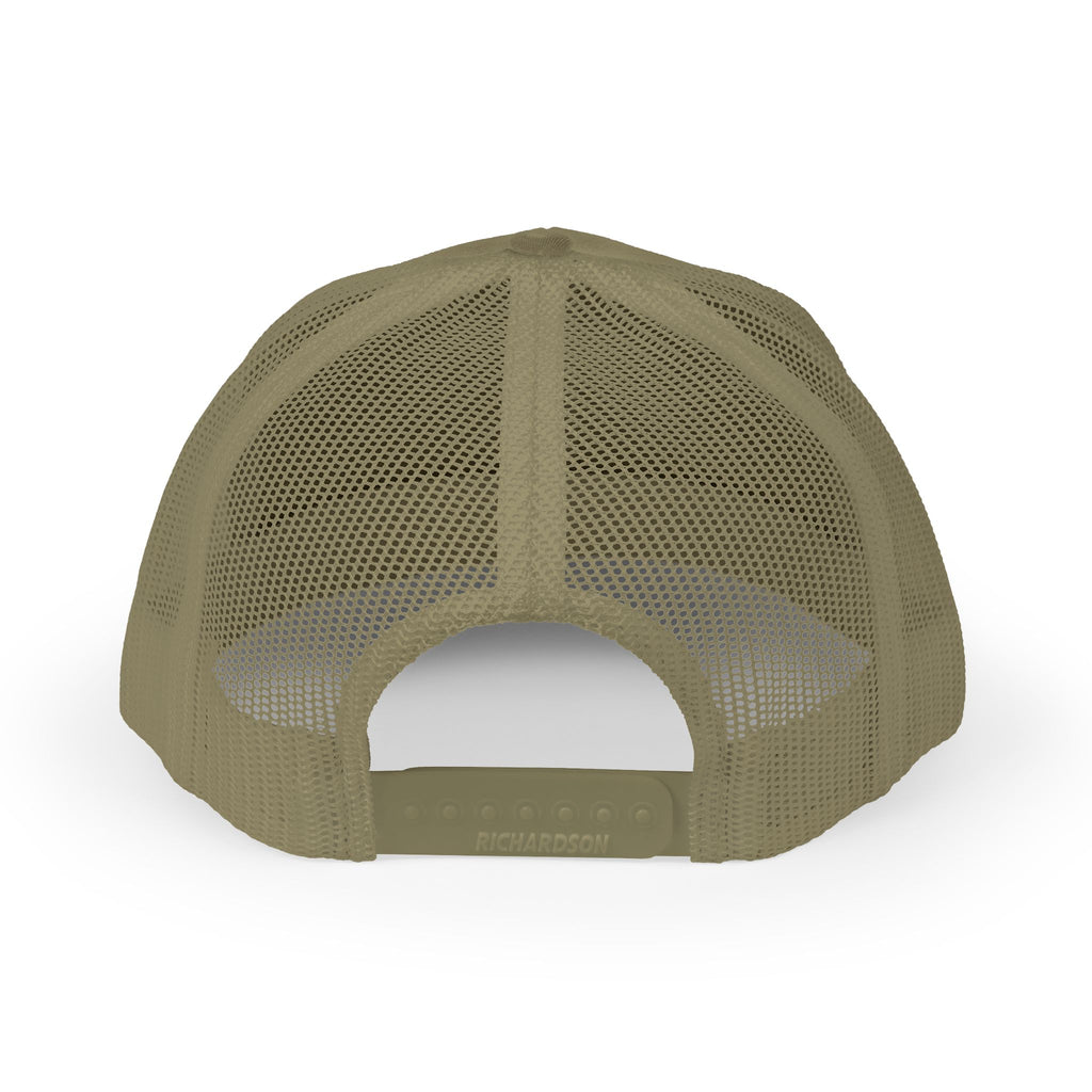 Embroidered Pitbull Trucker Hat — Black/White Snapback Cap