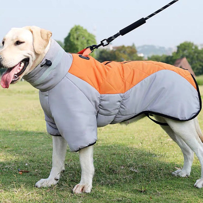 New Winter Dog Coat Waterproof Pet Clothes For Medum Large