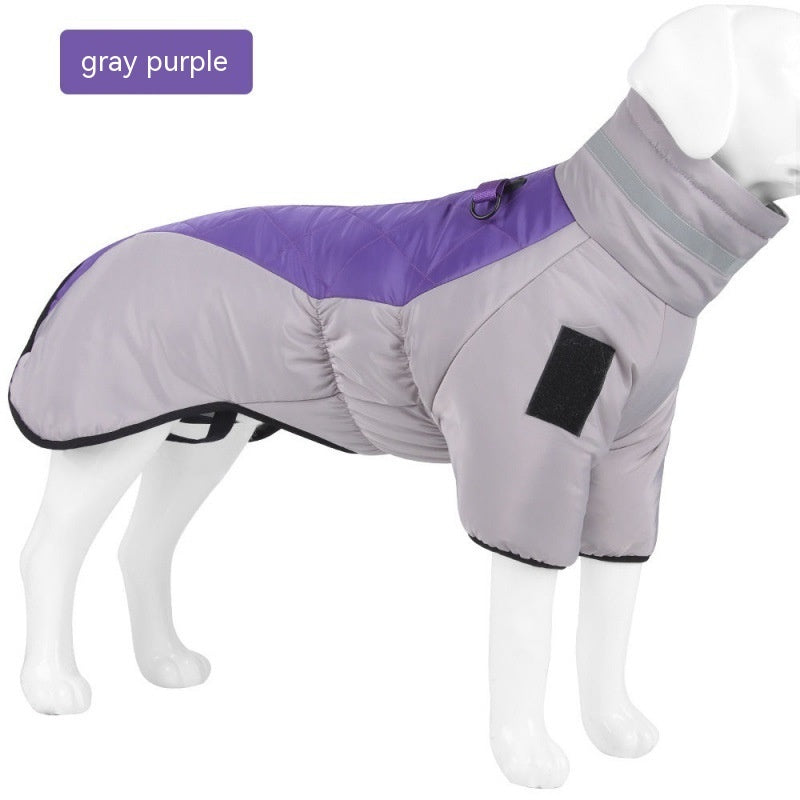 New Winter Dog Coat Waterproof Pet Clothes For Medum Large